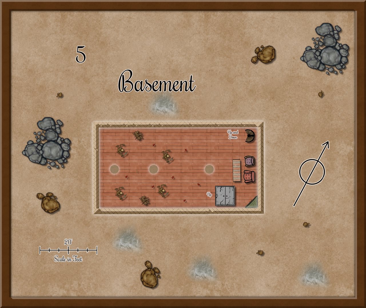 Nibirum Map: whf adventurer house basement by JimP